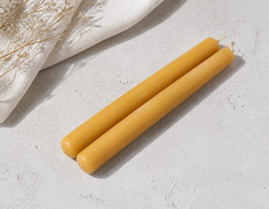 Beeswax Dinner Candles