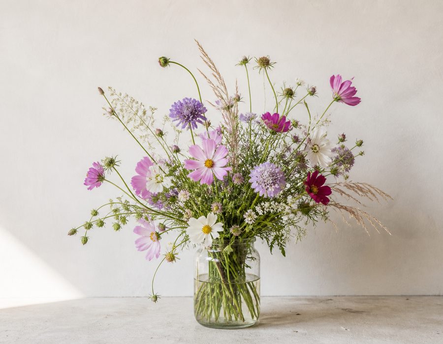 Wildflower Jar Arrangement